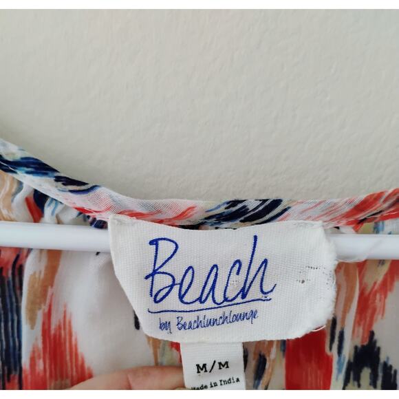 MED Beach By Beachlunchlounge CoverUp. Light, Sheer. Boho. Hippie. Surfer. Fairy - Picture 2 of 16